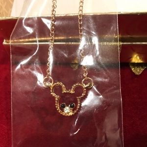 NIP Double Mickey Head Necklace